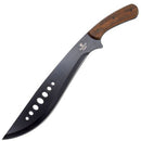 Snake Eye Tactical Curved Machete with Wooden Handle 18″