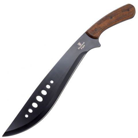Snake Eye Tactical Curved Machete with Wooden Handle 18″