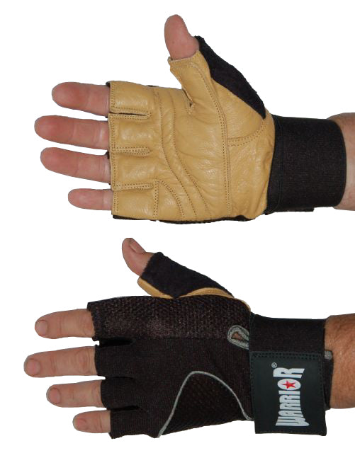 Weight Lifting Gloves with Wrap-Around-Wrist
