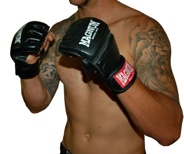 Magnum Leather MMA Gloves