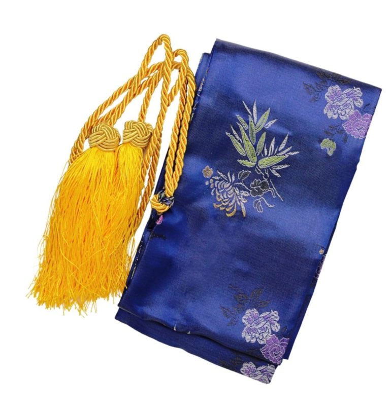 Blue Silk Sword Bag