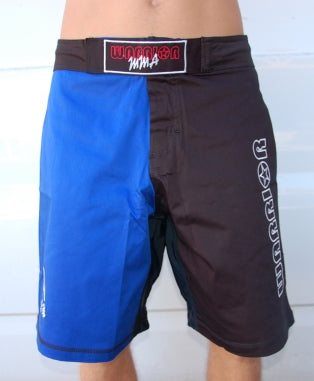 W2 MMA Shorts Blue and Black