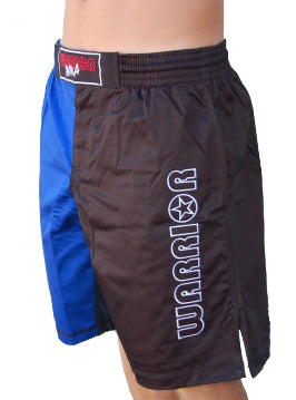 W1 MMA Shorts Blue and Black