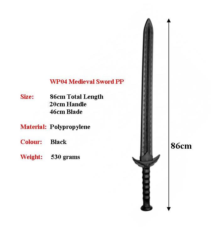 Medieval Synthetic 86cm Sword