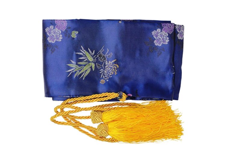Blue Silk Sword Bag