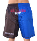 W1 MMA Shorts Blue and Black
