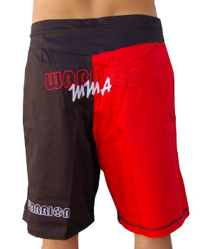 W2 MMA Shorts Red and Black