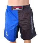 W1 MMA Shorts Blue and Black