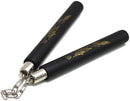 Nunchaku 12″ Black Foam with Gold Dragon