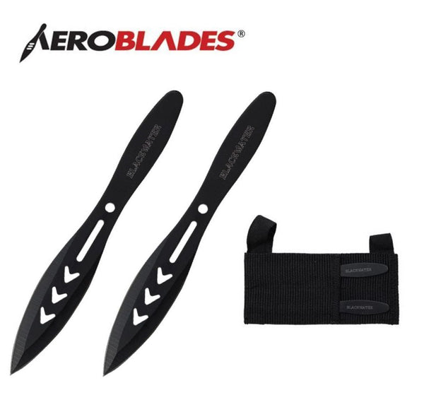 Aeroblades 5.5″ Black Water Throwing Knives