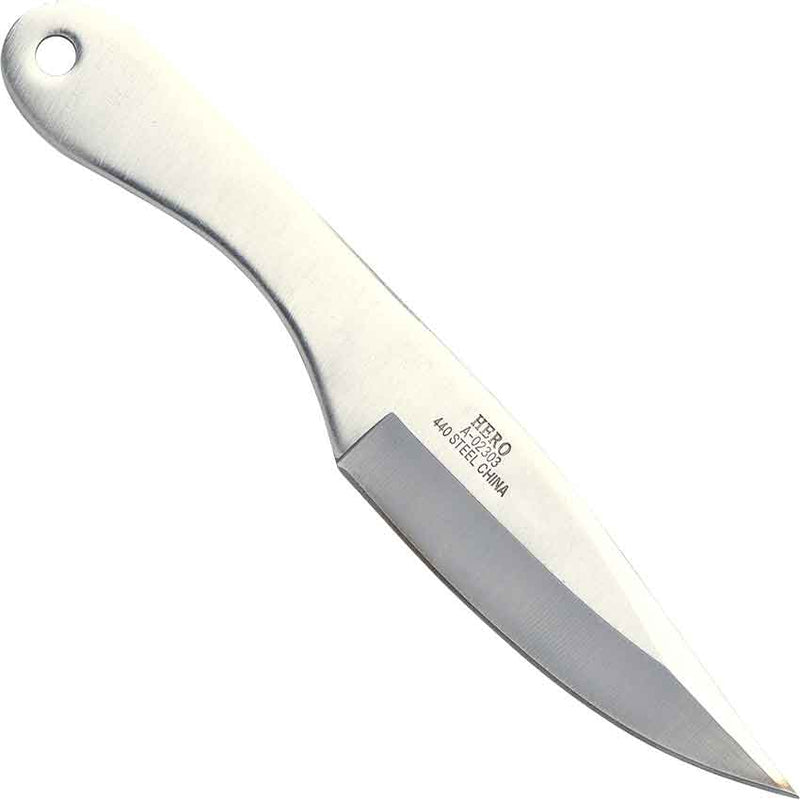 Aeroblades 2 Piece Chrome Jack Ripper Throwing Knife Set 5.5"