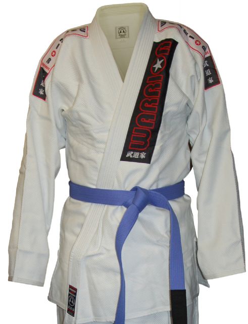 Pro Label BJJ White Kimono Platinum Weave