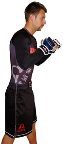 Graded Long Sleeve Rash Guard Black