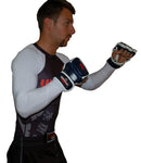 Graded Long Sleeve Rash Guard Black/White