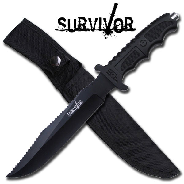 Survivor 13" Outdoor Fixed Blade Bowie Knife