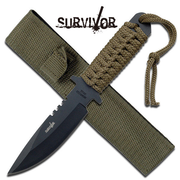 Survivor 7.5" Outdoor Fixed Blade Knife
