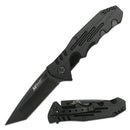 MTech USA 7.5" Black Tanto Folding Knife
