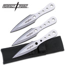 Perfect Point Silver Arrowpoint Throwing Knife Set 6.5″