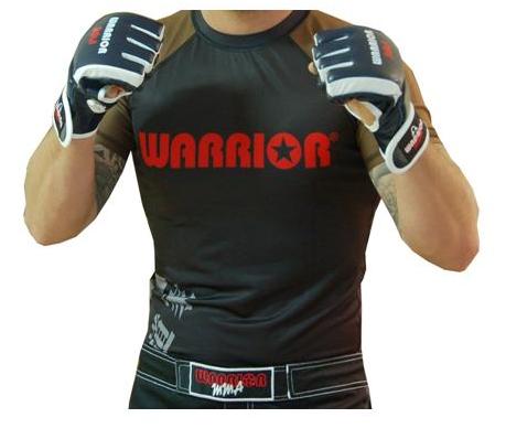 Graded Short Sleeve Rash Guard Brown/Black