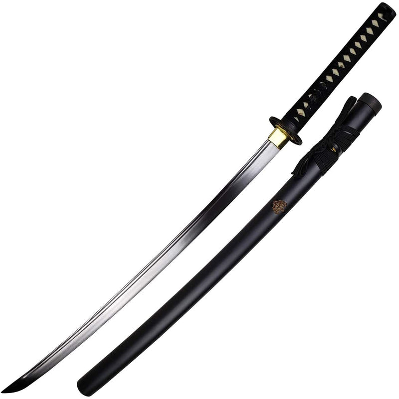 41″ Musha Hand Forged Toyotomi Hideyoshi Golden Leaf Samurai Sword