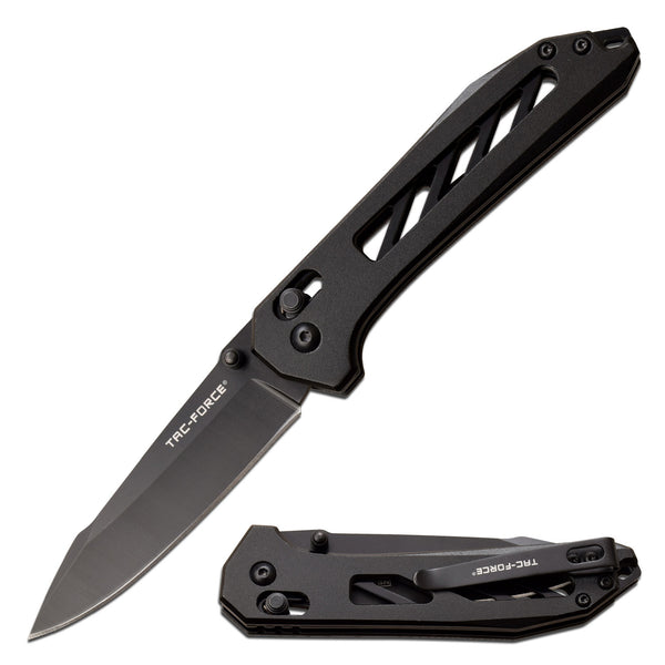 Tac-Force 8" Black Manual Folding Knife