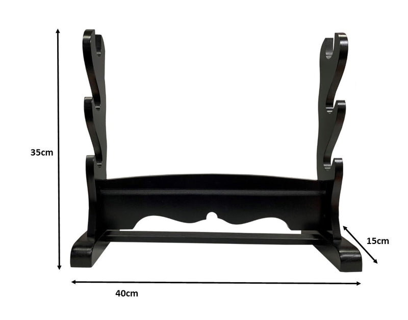 Sword Stand Triple 35cm x 40cm x 15cm