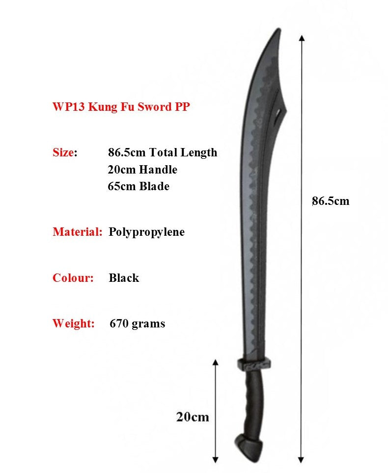 Kung Fu Polypropylene Sword 86.5cm