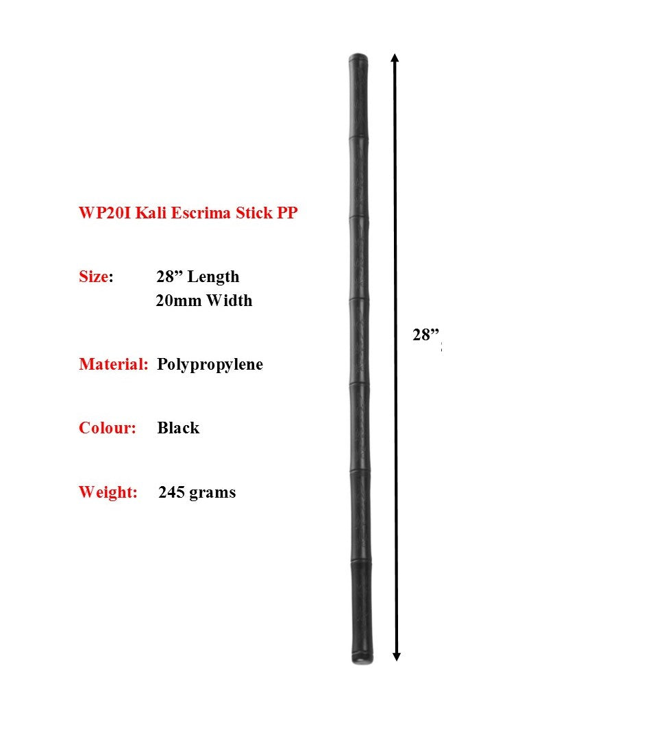 Polypropylene Escrima Kali Stick 28"