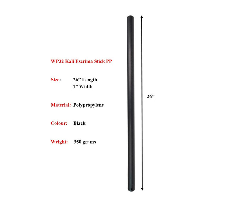 Polypropylene Escrima Kali Stick 26″