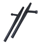 20" Polypropylene Black Tonfa Pair