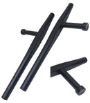 20" Polypropylene Black Tonfa Pair