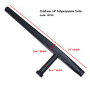Childrens 14" Black Polypropylene Tonfa Pair