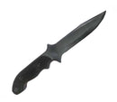 Rubber TPR Black Training Knife