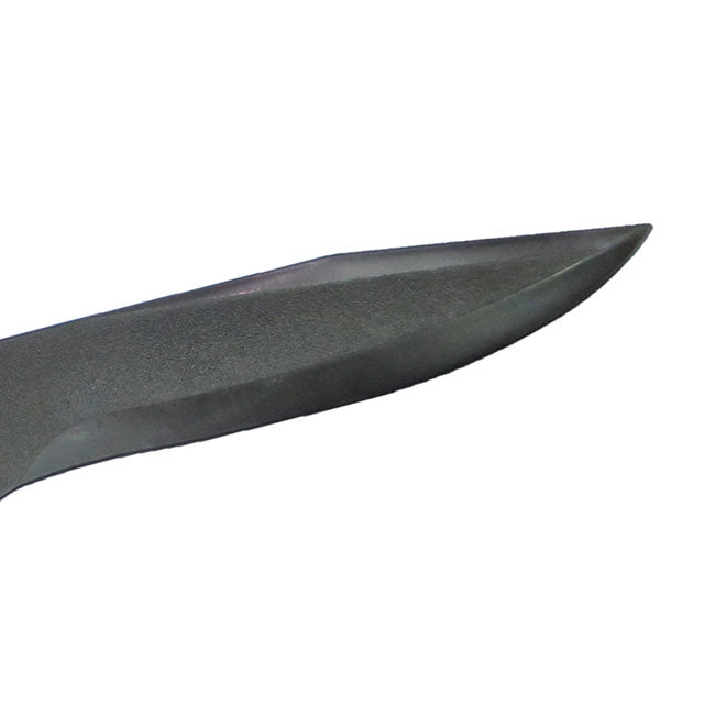 Rubber TPR Black Training Knife