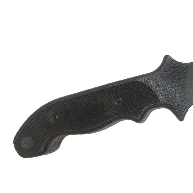 Rubber TPR Black Training Knife