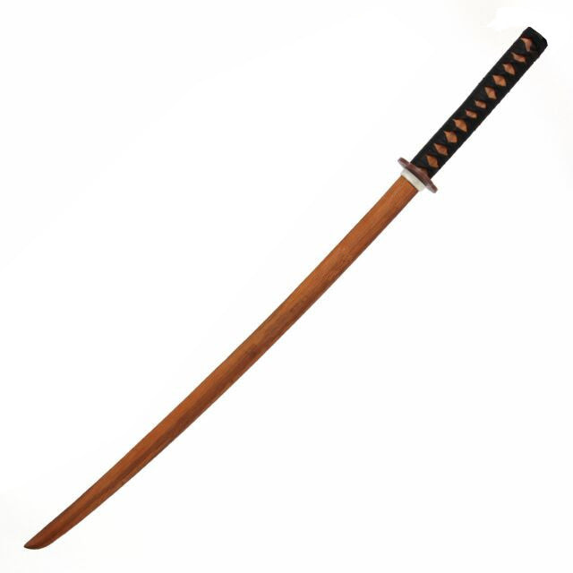 Wooden Bokken with Braided Handle 39.5"