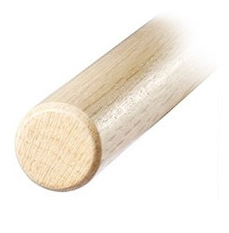 Bo/Staff 72″ White Wood Tappered