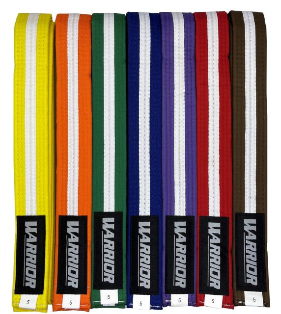 Striped Coloured Belts