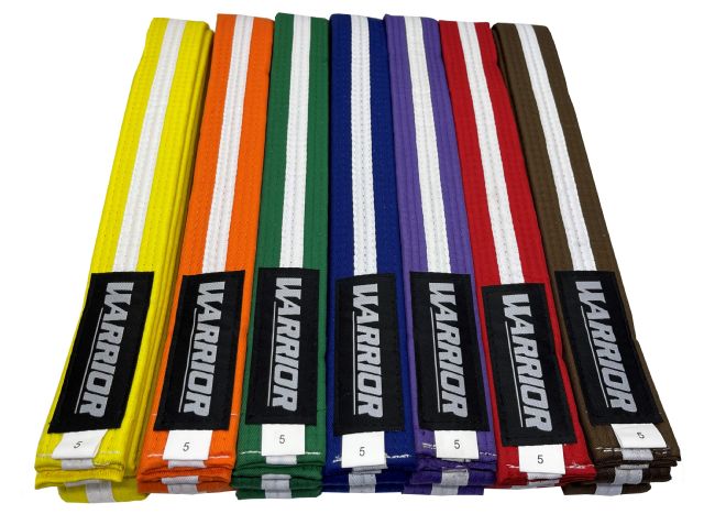 Striped Coloured Belts