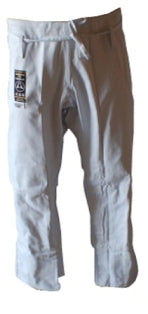 White Pro Label BJJ Pants