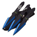 Backorder - Perfect Point Blue Thunder Throwing Knife Set 5.5″