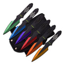 Perfect Point Assorted Colour Speed Throwing Knife Set 5.5″