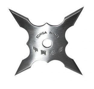 4 Point Live Blade Throwing Star 4″