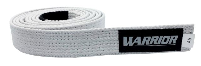 White BJJ Adult Rank Belt